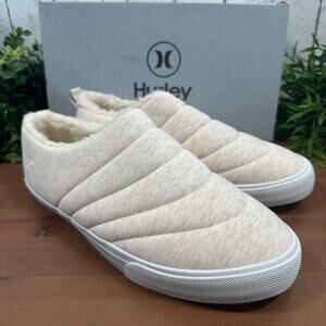 Hurley Women's Arlo Puff Slip On Clog Shoes Size 7